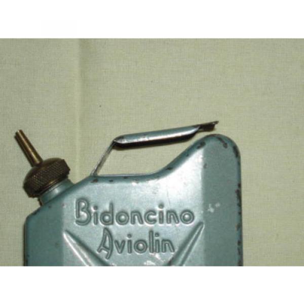 Vintage grease box lubricator Italian Savinelli Milano gasoline canister shaped #5 image