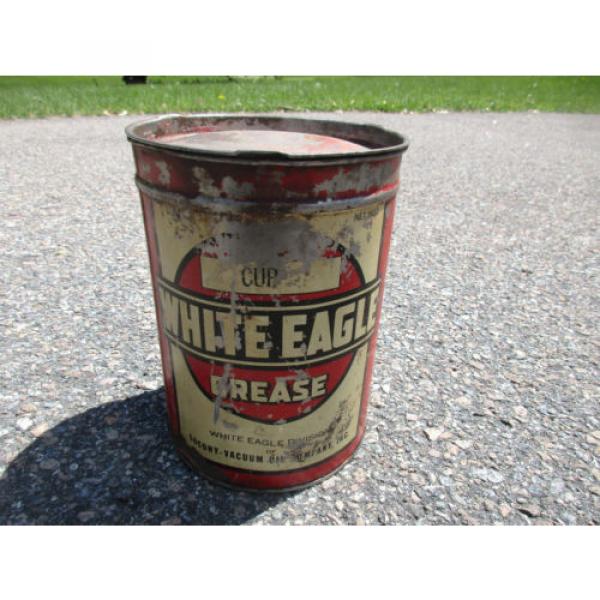 1920s 30s White Eagle Grease Can #2 image