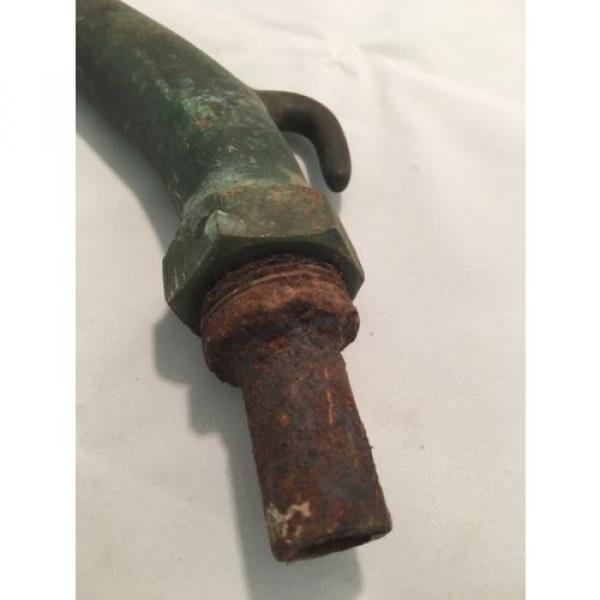 Original Petrol bowser nozzle – manual, fuel, brass, vintage, pump, grease, oil #2 image