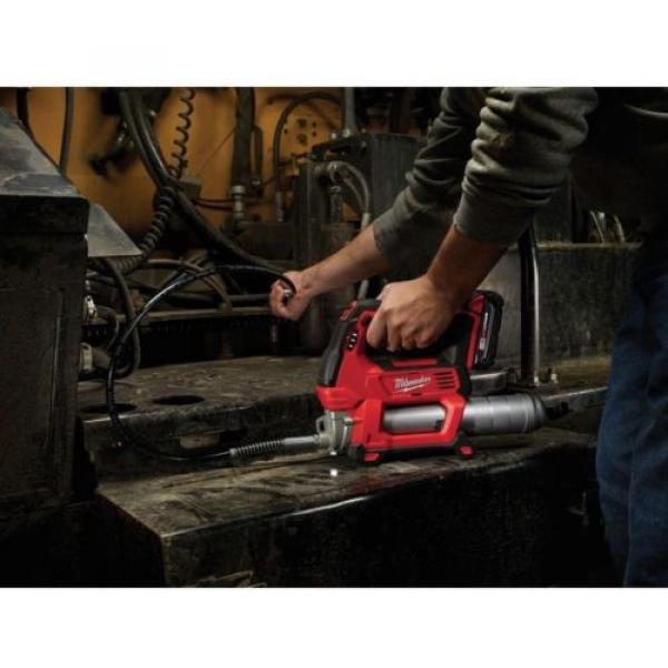 Milwaukee Grease Gun Cordless Lithium-Ion M18 18-Volt 2-Speed (Tool-Only) New #5 image