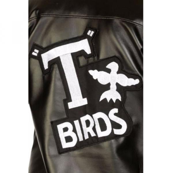 Boys Grease T Birds 50s Jacket Fancy Dress Costume New age 7-9 10-12 Official #3 image
