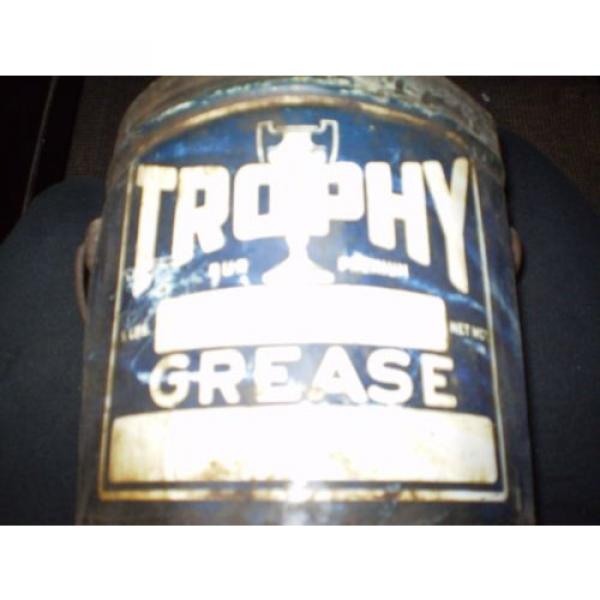Trophy 5 pound Grease Tin Can, empty #1 image