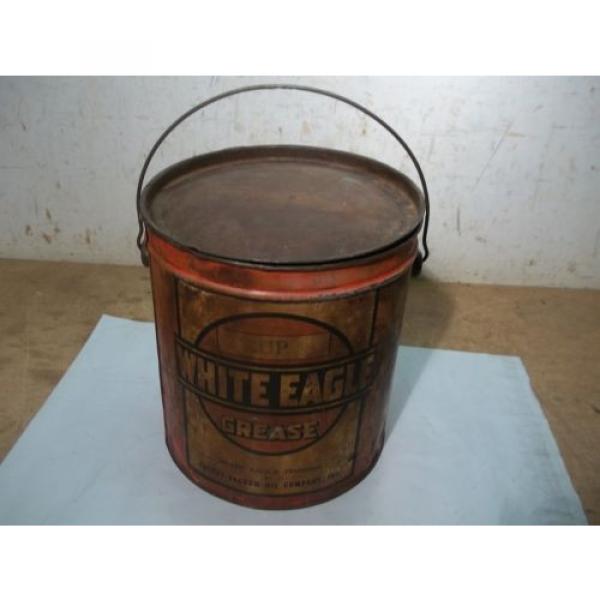 Old Socony 10# White Eagle Grease Can #2 image
