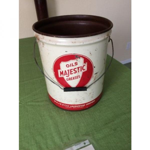 Vintage Oil/Grease Can, 5 Gallon, Majestic Oils And Greases #2 image