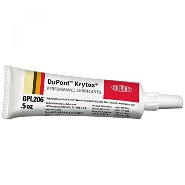 Krytox Gpl 206 Grease Pure Pfpe / Ptfe No Additives 0 5 Oz Tube #1 image
