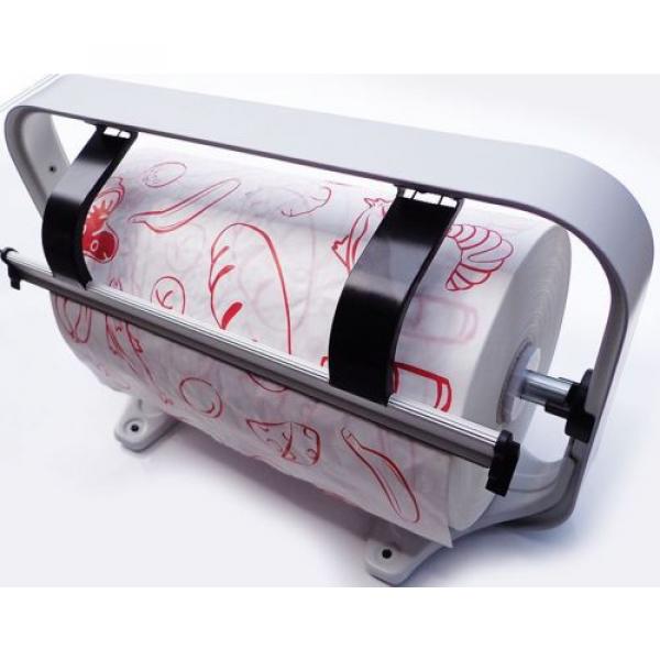 BUTCHER PAPER ROLL CUTTER PRINTED GREASE PROOF MEAT WRAPPING FOR CATERTING #1 image