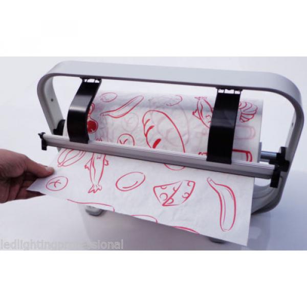 BUTCHER PAPER ROLL CUTTER PRINTED GREASE PROOF MEAT WRAPPING FOR CATERTING #3 image