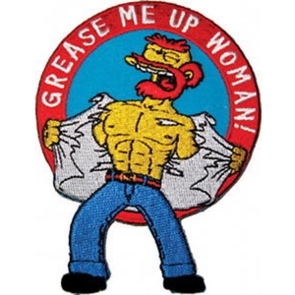 The Simpsons Willie Figure Grease Me Up Woman Embroidered Patch,  UNUSED #1 image
