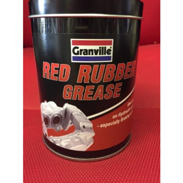RED RUBBER GREASE 500 GRAM TIN RED BRAKE GREASE AND RED HYDRAULIC GREASE #1 image