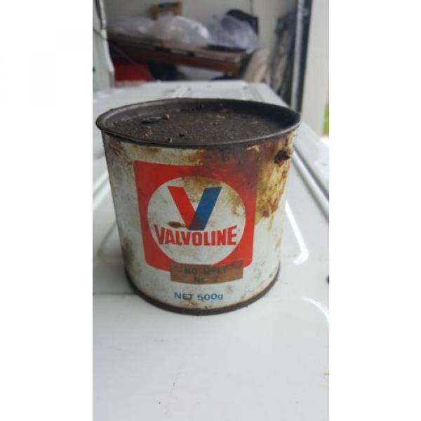 old antique collectable valvoline grease oil can #1 image