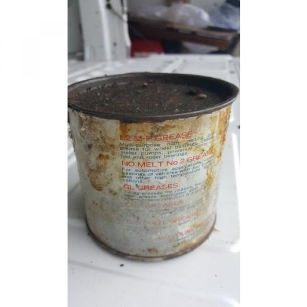 old antique collectable valvoline grease oil can #3 image