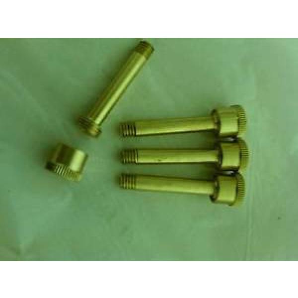 (4) Extension type Model Gas Engine Brass Grease cups 5/16&#034; caps 8-36 thread #1 image