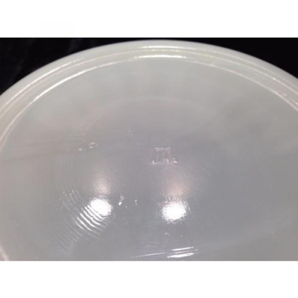 VTG Hazel Atlas Milk Glass 6&#034; Round Butter Refrigerator Grease Lard Dish Lid #5 image