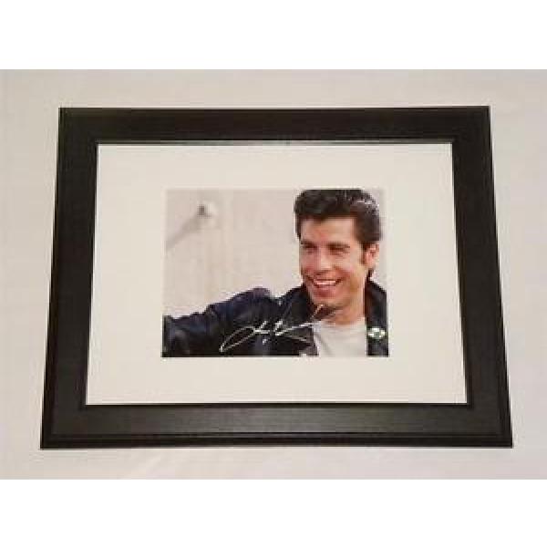 John Travolta GREASE autograph 8x10 &#034;FRAMED&#034; COA Memorabilia Lane &amp; Promotions #1 image