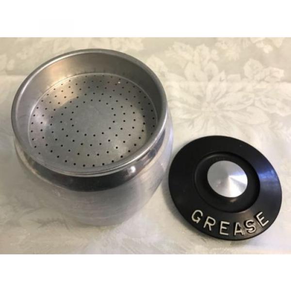 Kromex Grease Can w Strainer Vintage Mid-Century Aluminum #3 image