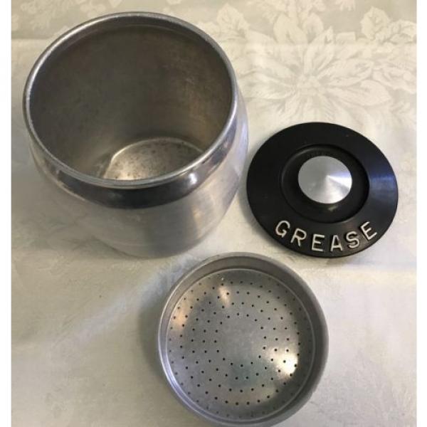 Kromex Grease Can w Strainer Vintage Mid-Century Aluminum #4 image