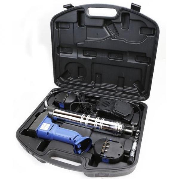 12V Cordless Grease Gun 7500PSI 30” High Pressure Hose 2 Battery quick charger #1 image