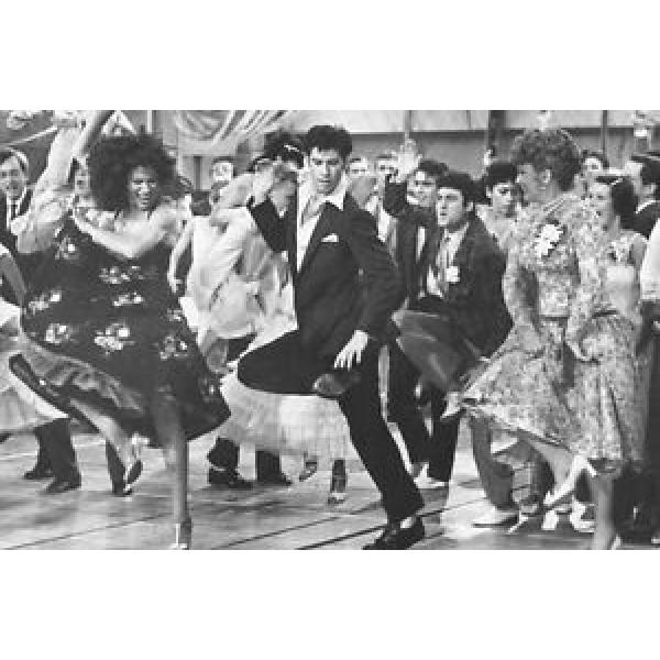 John Travolta As Danny Zuko In Grease 11x17 Mini Poster Dancing With Cast #1 image