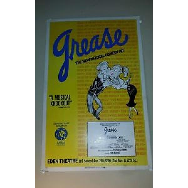 Grease Window Card Eden Theater Broadway play Original Used #1 image