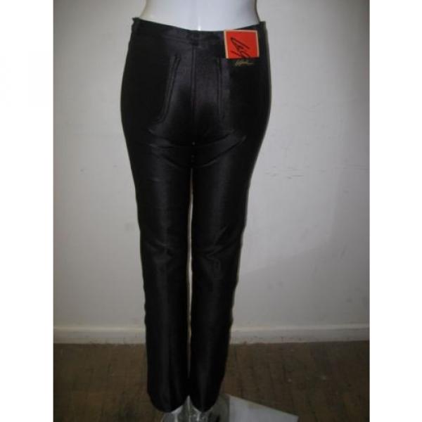 DEADSTOCK Vintage Le Gambi Spandex Shiny Disco Pants Grease Size 29 #2 image