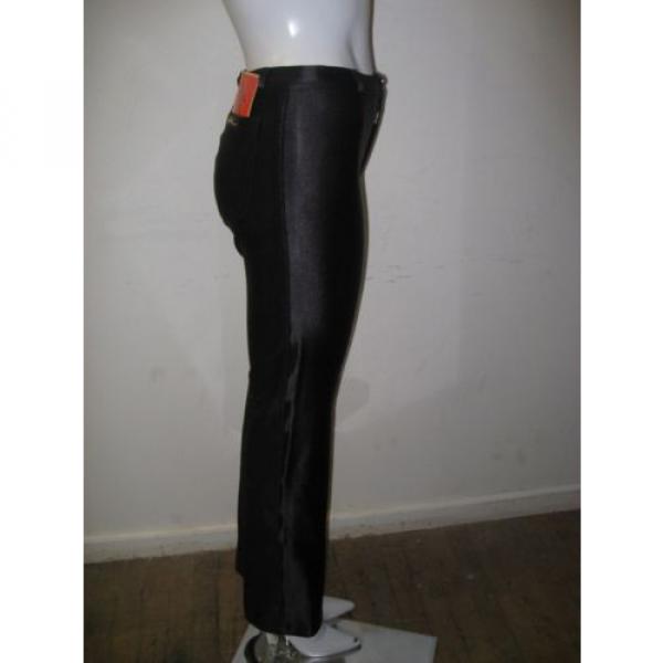 DEADSTOCK Vintage Le Gambi Spandex Shiny Disco Pants Grease Size 29 #4 image