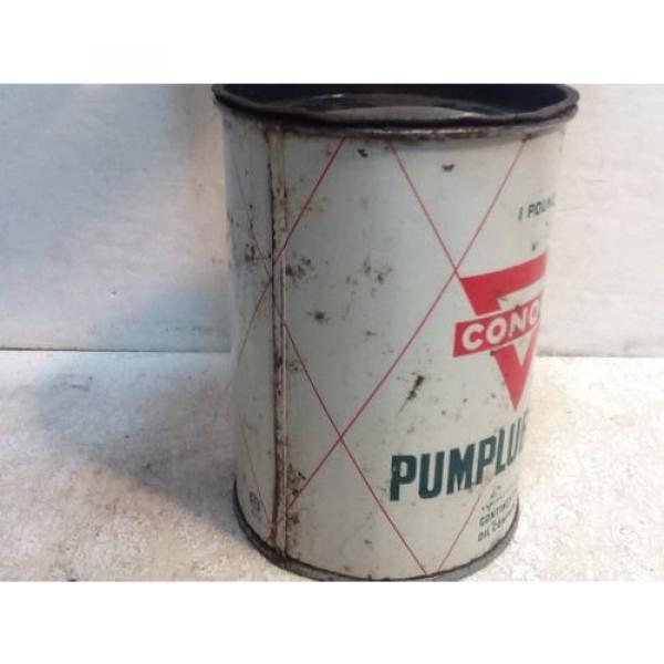 Vintage Conoco Pumplube 1lb Grease Can, #5 image