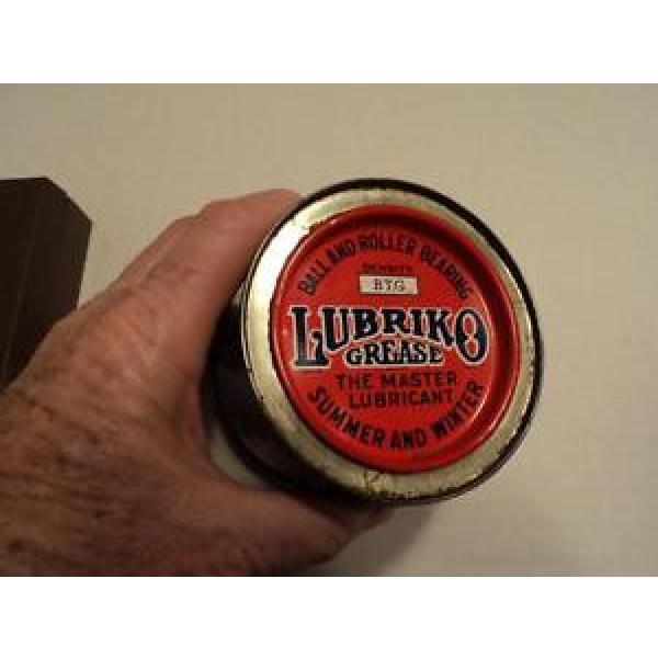 VINTAGE LUBRIKO GREASE CAN BTG DENSITY THE MASTER LUBRICANT ADVERTISING #1 image