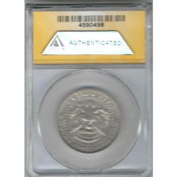 1989-D 50C; Struck Through; Grease&#039;, ANACS- MS60&#034;Dramatic Error &#034;--No Two Same.&#034; #2 image
