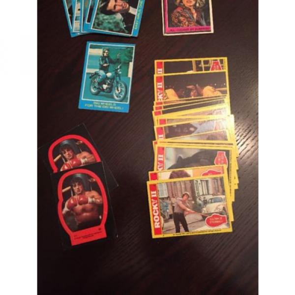 Various Vintage Trading Cards Rocky Saturday Night Fever Grease Etc #3 image