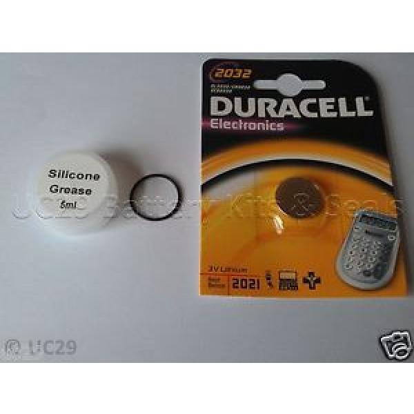 Duracell Battery &amp; O Ring Kit For Suunto Vyper Air 2 Zoop Hel02 with FREE Grease #1 image