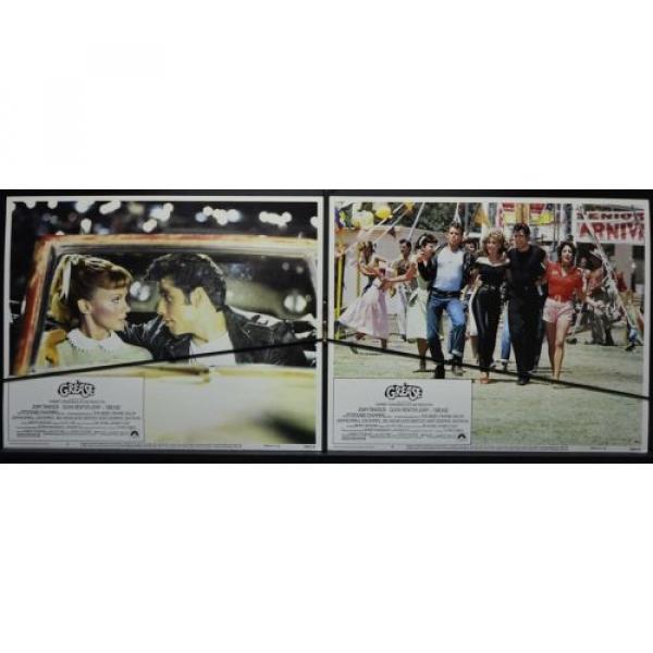 Grease(1978) Movie Poster Orig Lobby Card set of 8 Olivia Newton John Travola #1 image