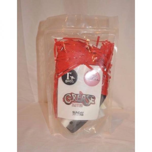 Grease Live Promo Kit FOX Promotional Items Sealed Unopened Bag Die PomPom Pins #2 image