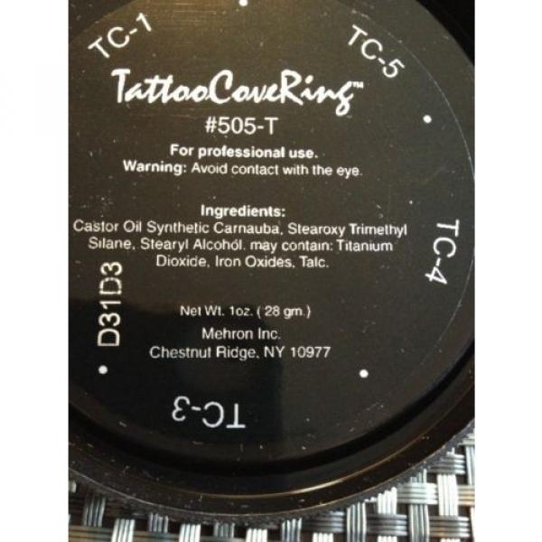 TATTOO COVER makeup ring *  grease m/up by MEHRON conceals Scars &amp;Tattoos #3 image