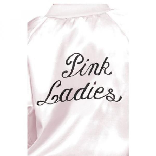Grease Pink Ladies Jacket Fancy Dress Costume Licensed Girls Child Outfit #2 image