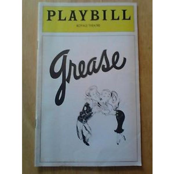 GREASE Playbill June 1976 Royale Theatre #1 image