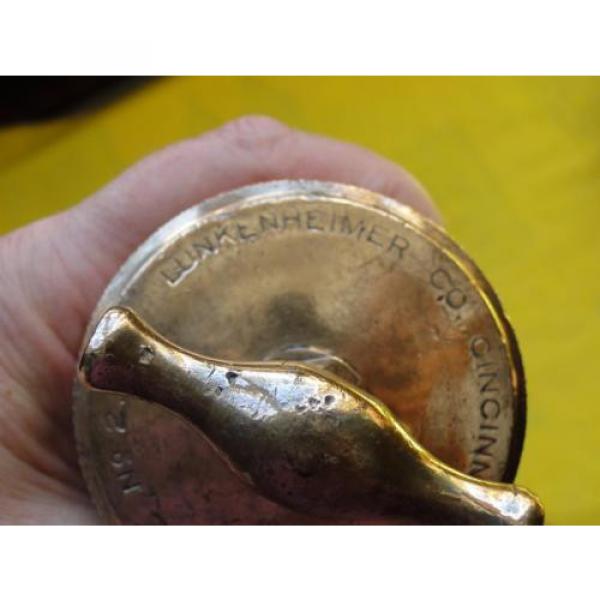 Lunkenheimer Marine No. 2 ~ Steam Brass Grease Cup ~ Antique ~ Hit Miss Engine #2 image