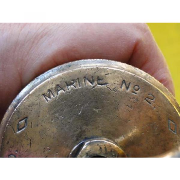 Lunkenheimer Marine No. 2 ~ Steam Brass Grease Cup ~ Antique ~ Hit Miss Engine #3 image