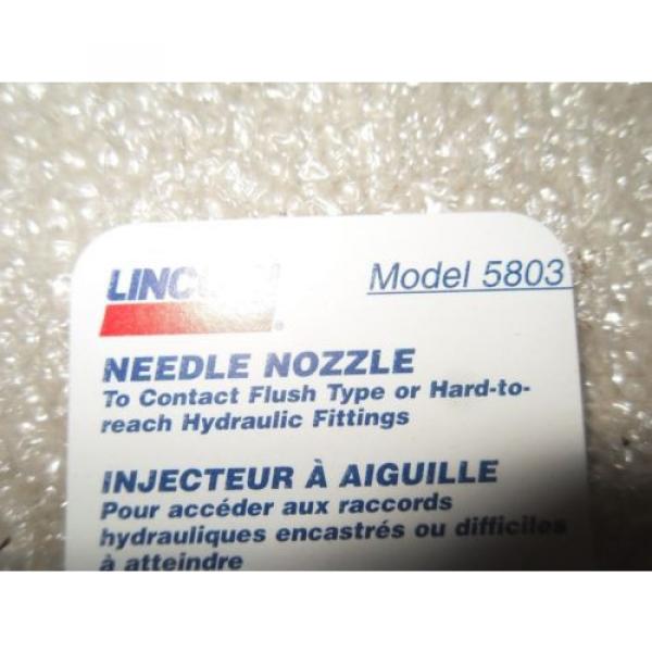 Lincoln Lubrication 5803 Grease Needle Nozzle #1 image