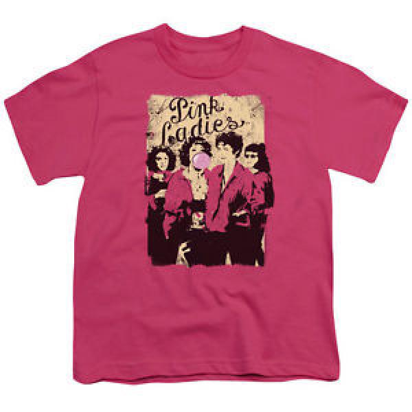 Grease Pink Ladies Big Boys Shirt Hot Pink LG #1 image