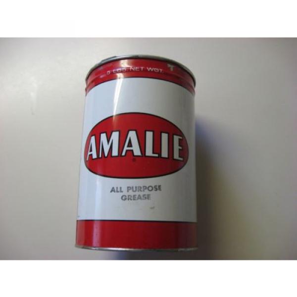 Amalie 5 LB Grease Can NOS Full #1 image