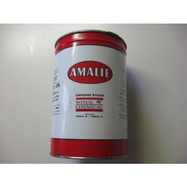 Amalie 5 LB Grease Can NOS Full #2 image
