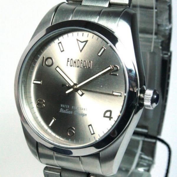 FONDERIA, GREASE,7A001US2, CHAMPAGNE/GREY DIAL, STEEL STRAP, 41mm, VINTAGE LOOK #1 image
