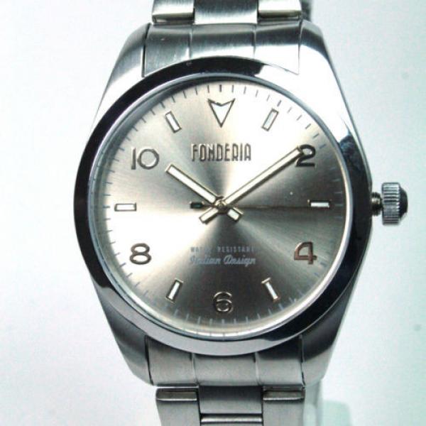 FONDERIA, GREASE,7A001US2, CHAMPAGNE/GREY DIAL, STEEL STRAP, 41mm, VINTAGE LOOK #2 image