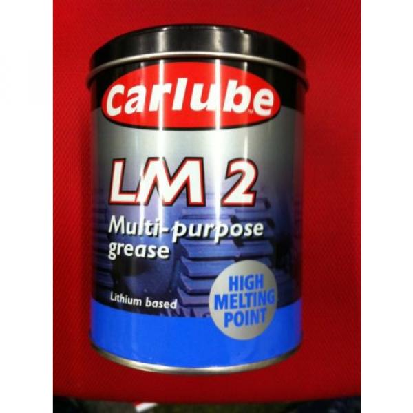 2 x MULTI PURPOSE GREASE LARGE LM2 - 2 x 500g TUBS BASED CARLUBE GREASE #2 image