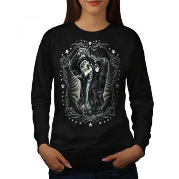 Skeleton Style Grease Horror Women Sweatshirt S-2XL  | Wellcoda #1 image