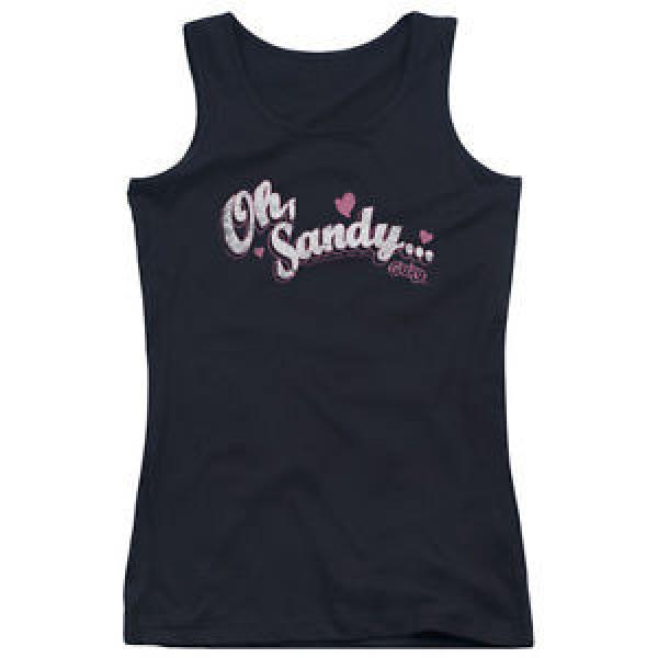 Grease Oh Sandy Juniors Tank Top Shirt BLACK #1 image