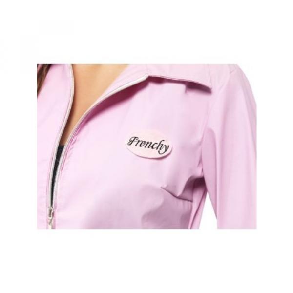 Deluxe Pink Lady Ladies Jacket Grease Frenchy Rizzo Fancy Dress Costume 25875 #4 image